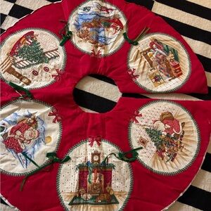 Vintage Cranston Christmas Tree Skirt